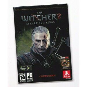 The Witcher 2: Assassins Of Kings PC Game Exclusive Gamestop Collectors Box Set